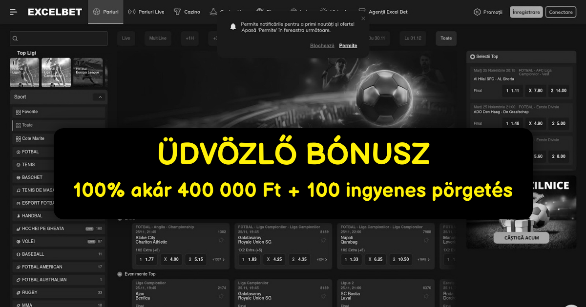 ExcelBet Casino Magyarország | Top online nyerőgépek 900.000 Ft