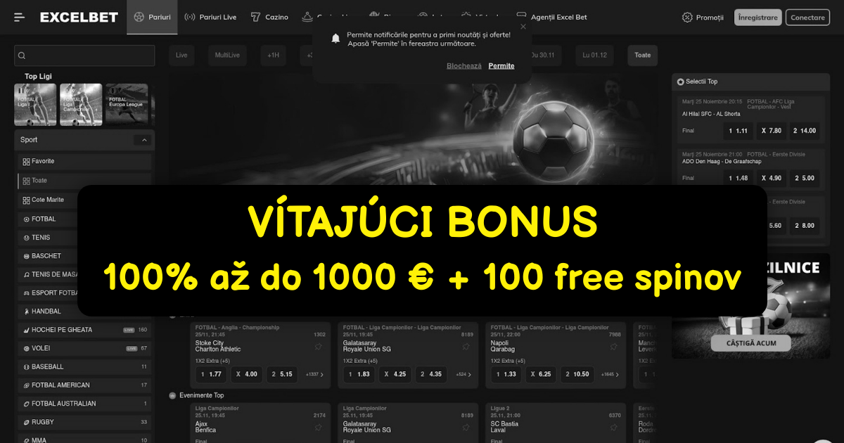 ExcelBet Casino Slovensko: Top online automaty s bonusom 3000 €